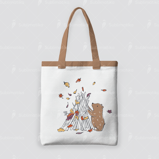 Bear and His Stick House