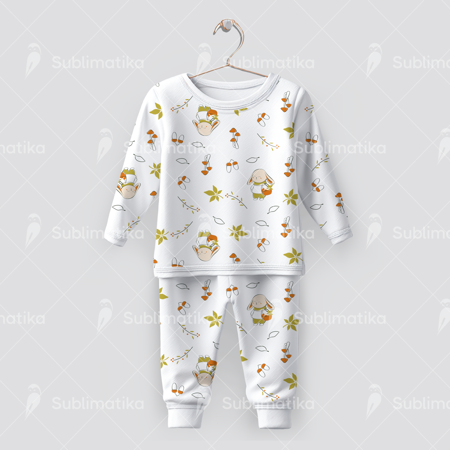 Bunny’s Woodland Harvest_Pattern