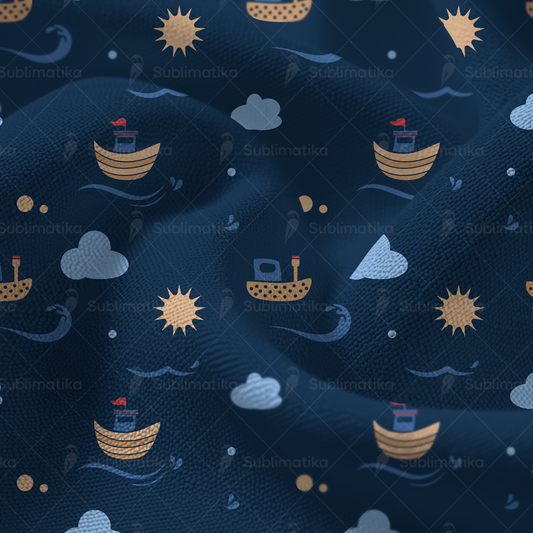 Sleepy Sailboats Pattern