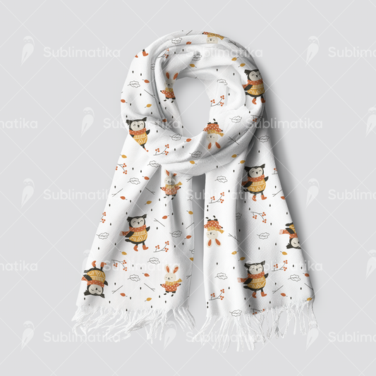 Owl & Bunny in the Rain_Pattern