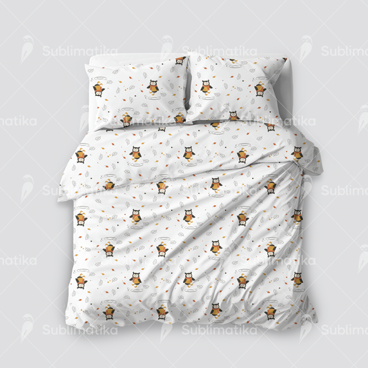 Whimsical Owl Rainy Day_Pattern