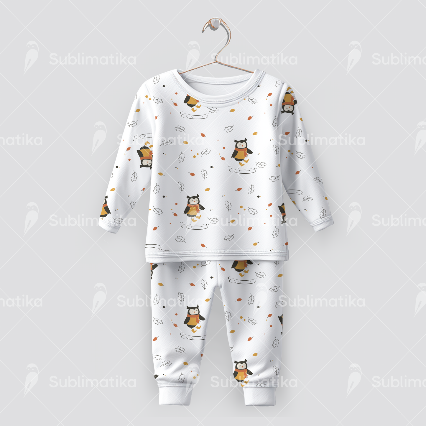 Whimsical Owl Rainy Day_Pattern