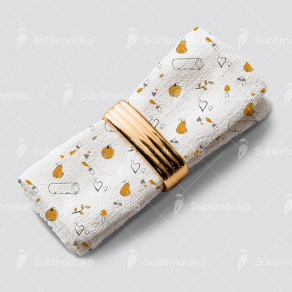 Autumn Log with Pumpkins_Pattern