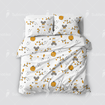 Autumn Mouse & Pumpkins_Pattern