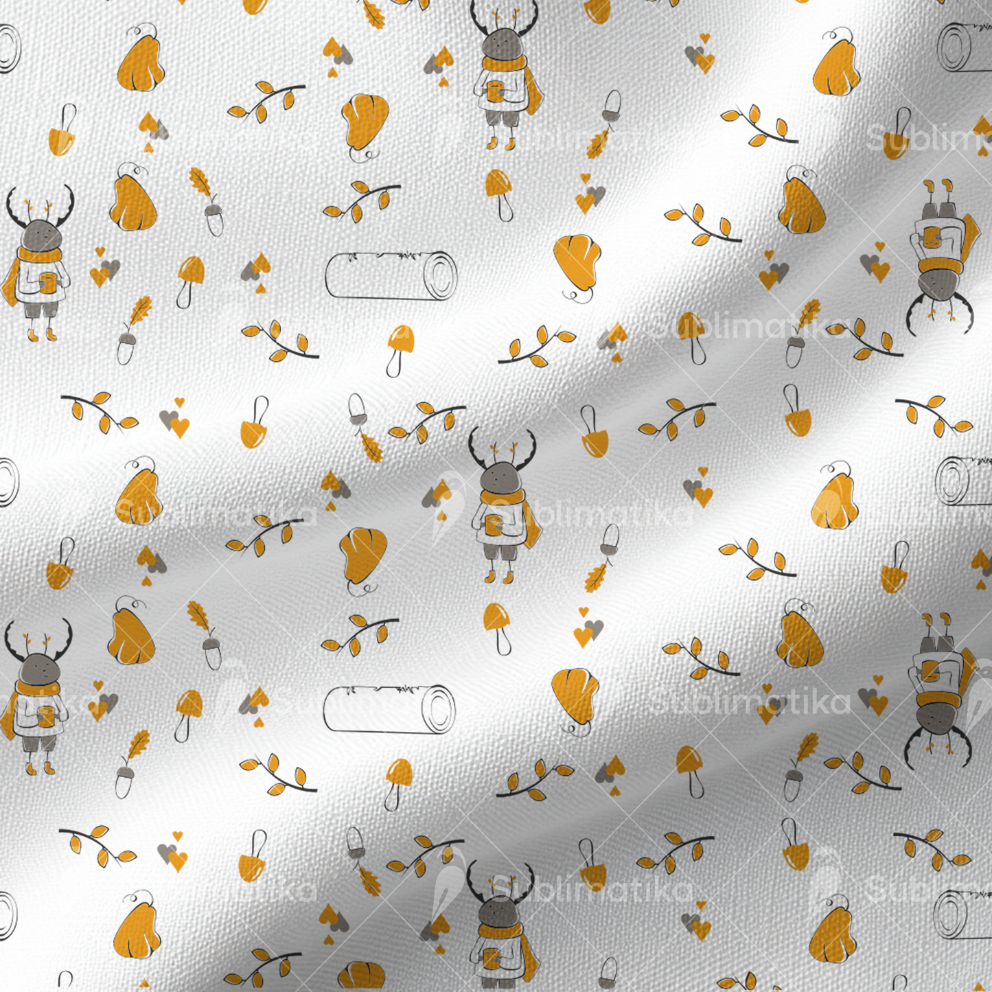 Autumn Stag Beetle_Pattern