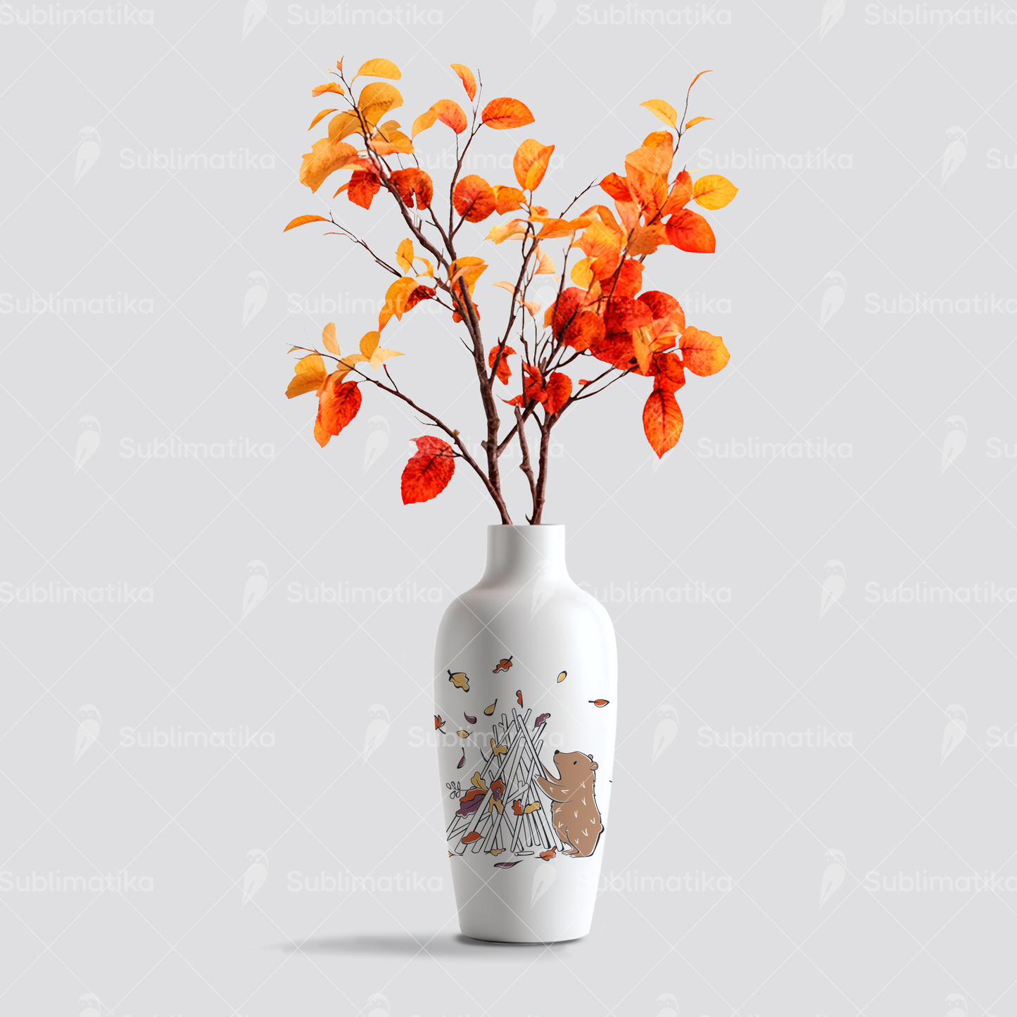 Bear and His Stick House