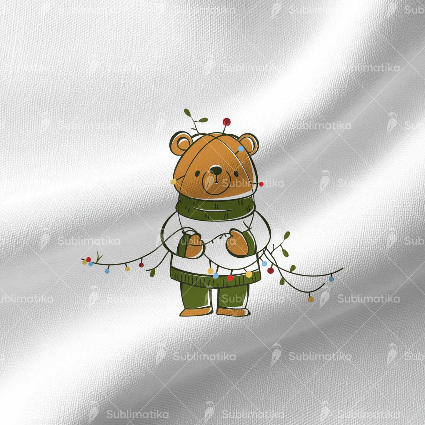 Bear with Garland