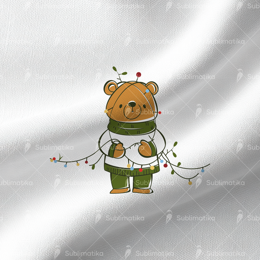 Bear with Garland