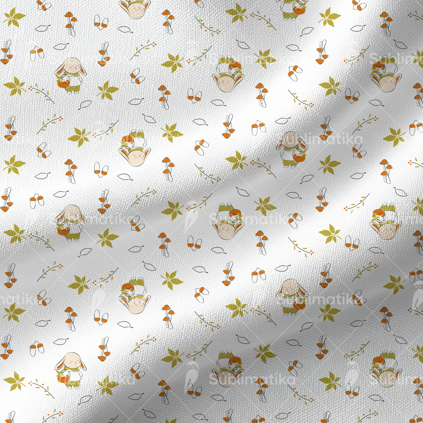 Bunny’s Woodland Harvest_Pattern