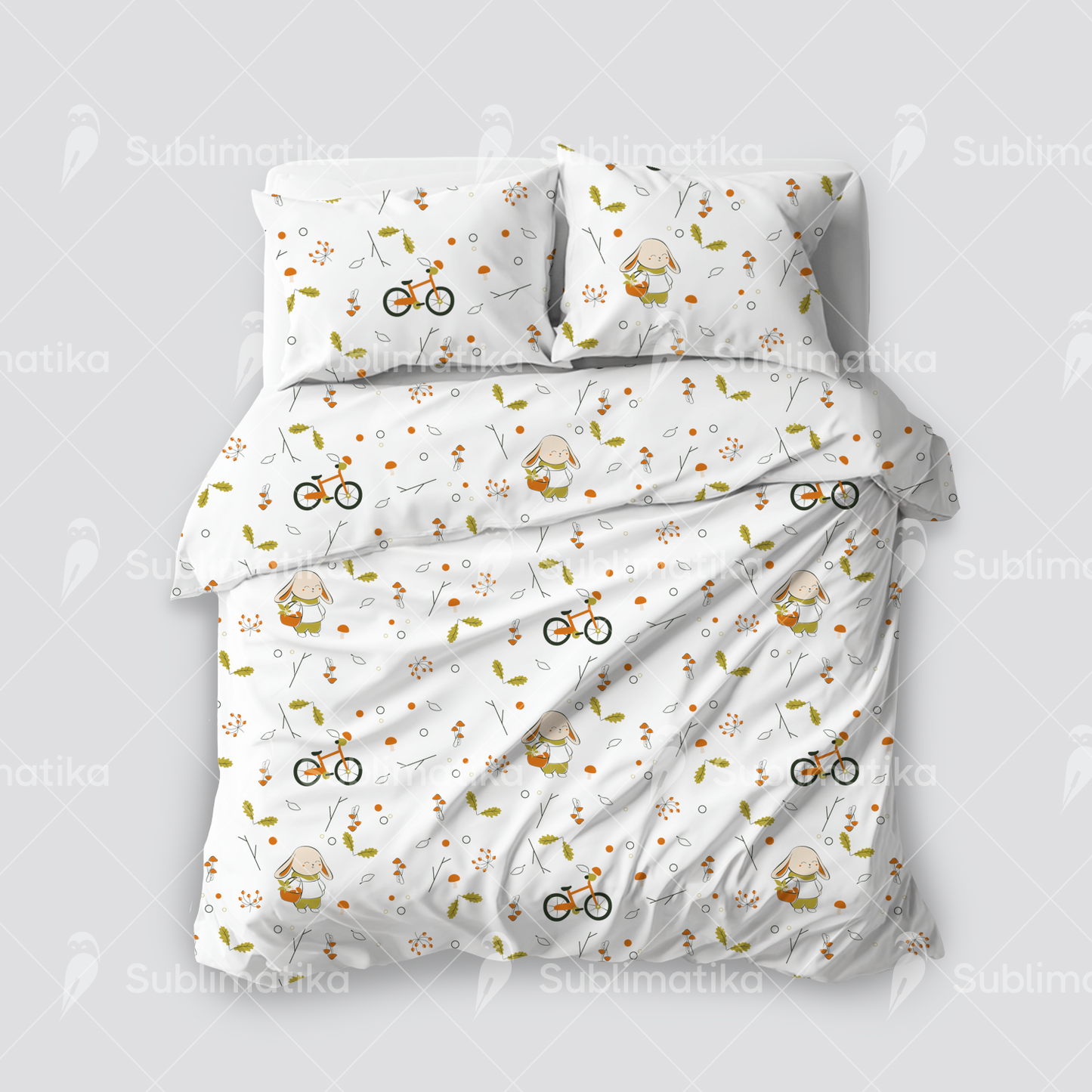 Falling Leaves & Bunny_Pattern