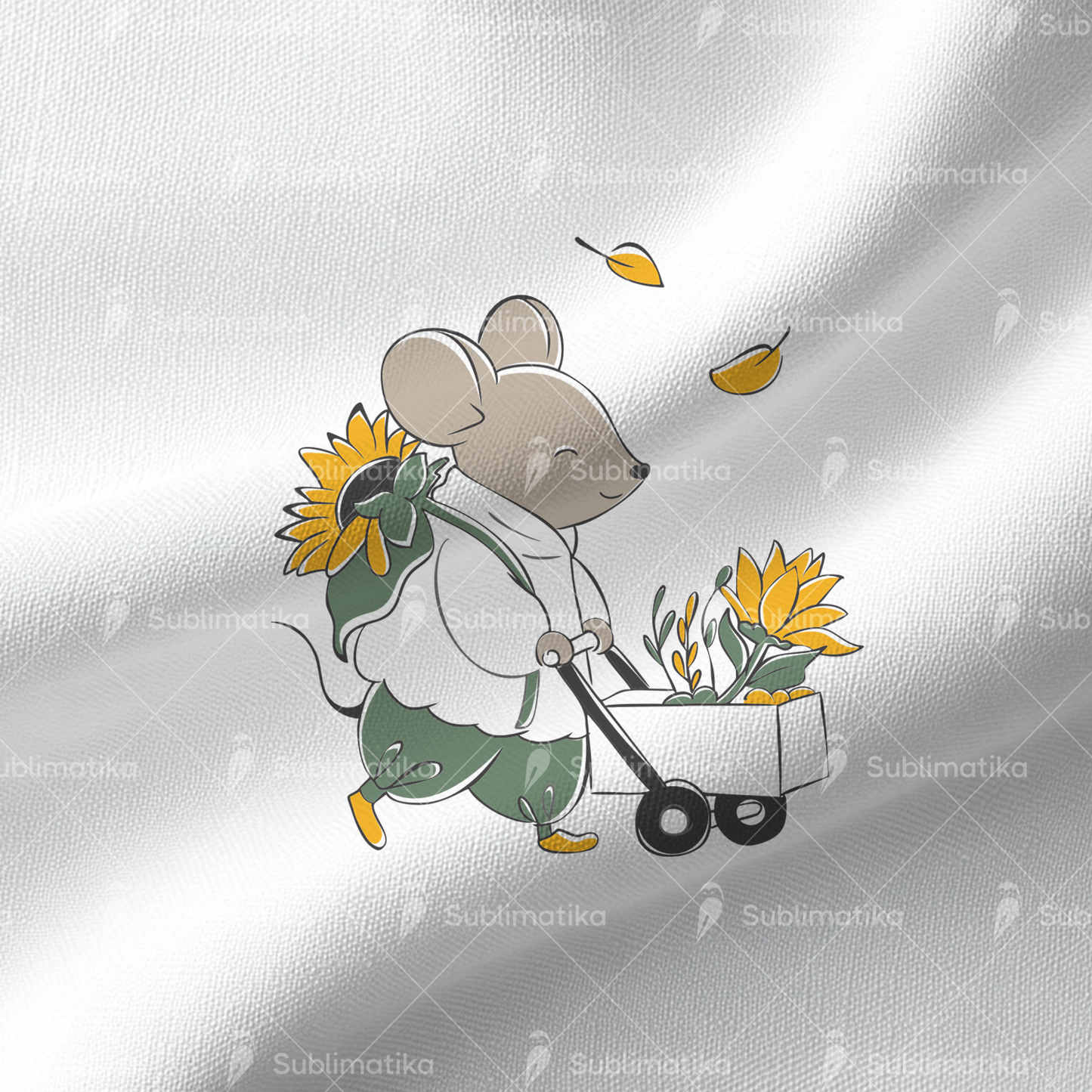 Field Mouse & Sunflower Harmony