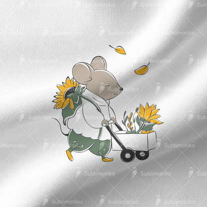 Field Mouse & Sunflower Harmony