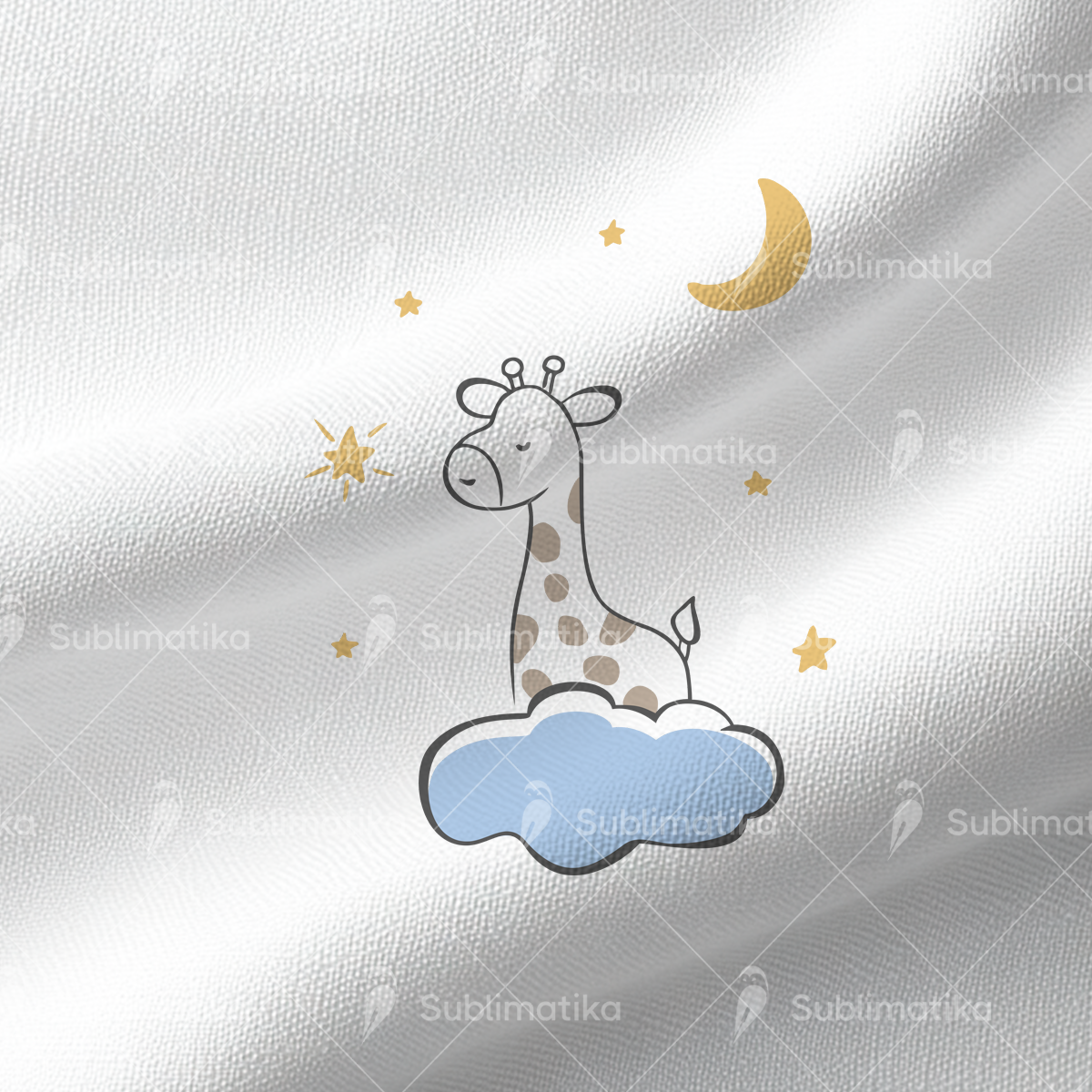 Giraffe on a Cloud