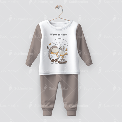 Hedgehog & Bunny in the Rain