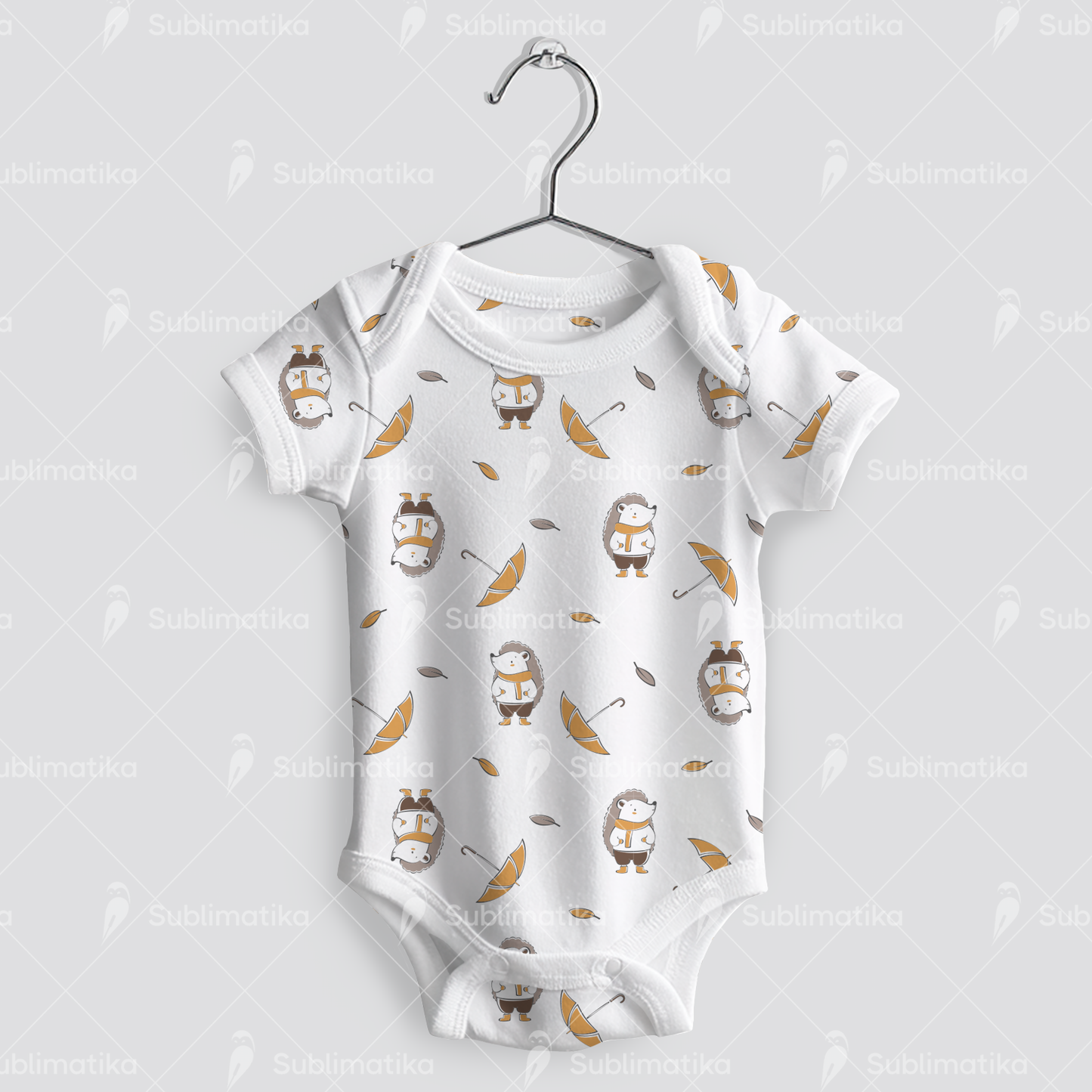 Hedgehog with Umbrella_Pattern