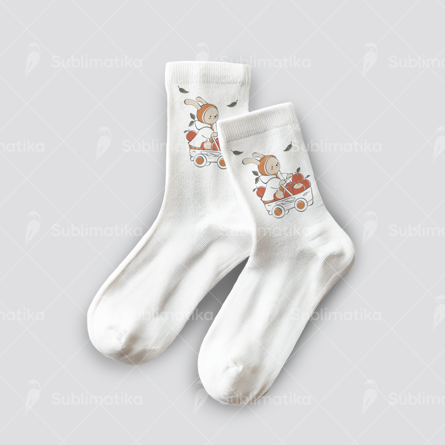 Little Bunny with Apples