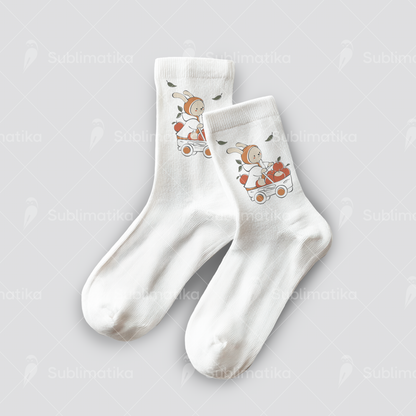 Little Bunny with Apples