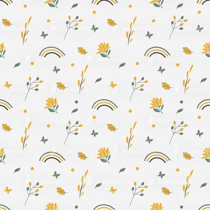 Rainbow Sunflower_Pattern