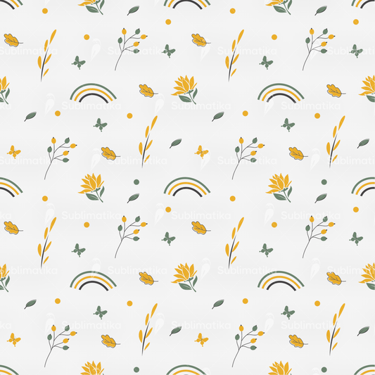 Rainbow Sunflower_Pattern