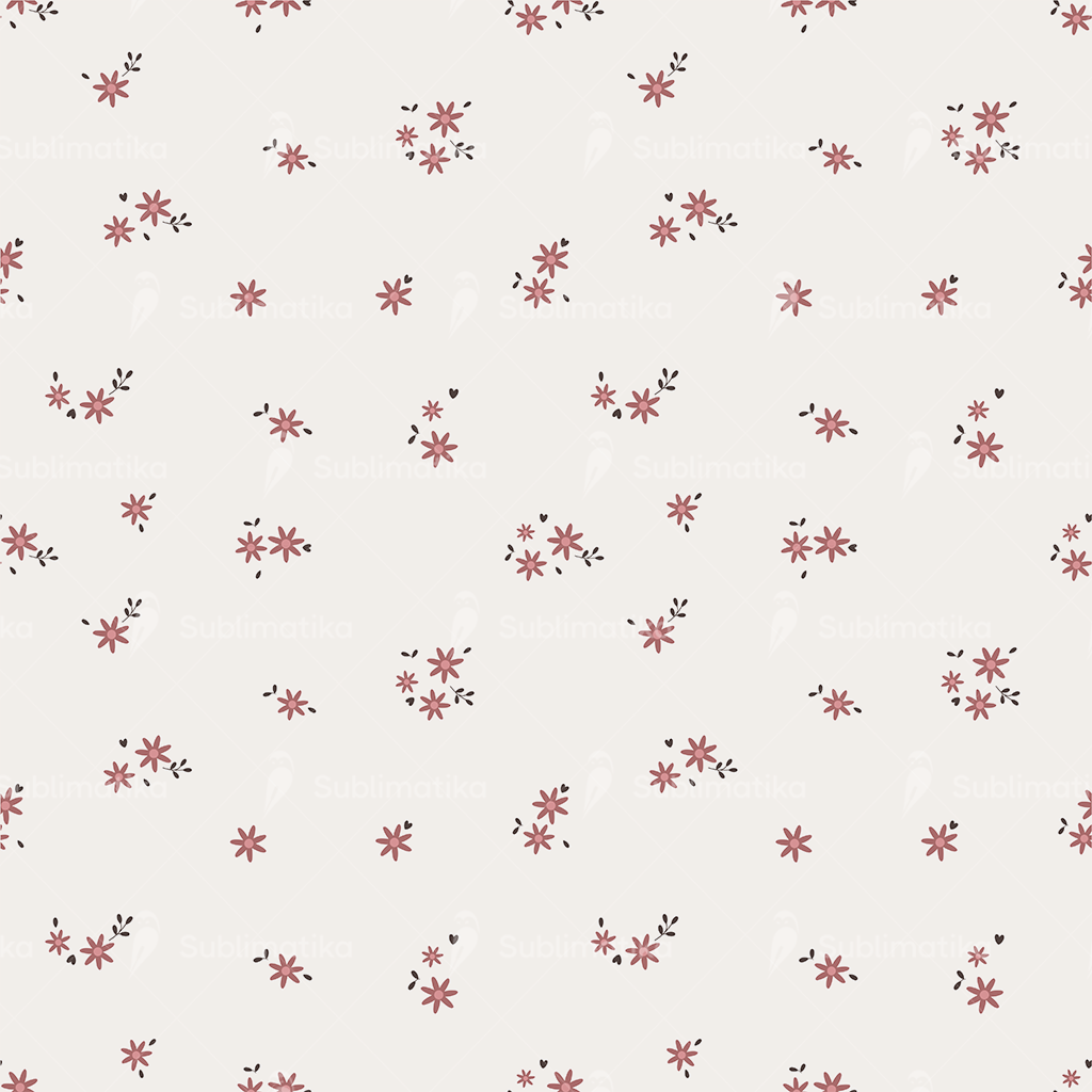 Light Floral Motif Pattern