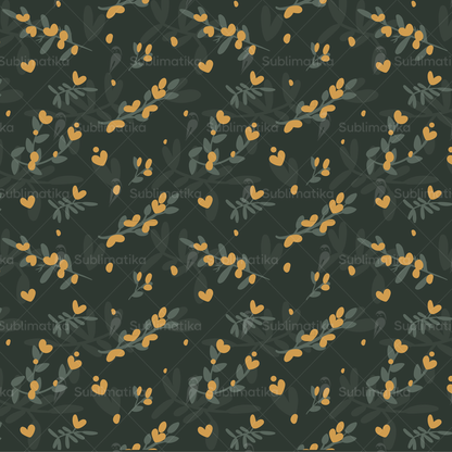 Floral Heart Symphony Pattern
