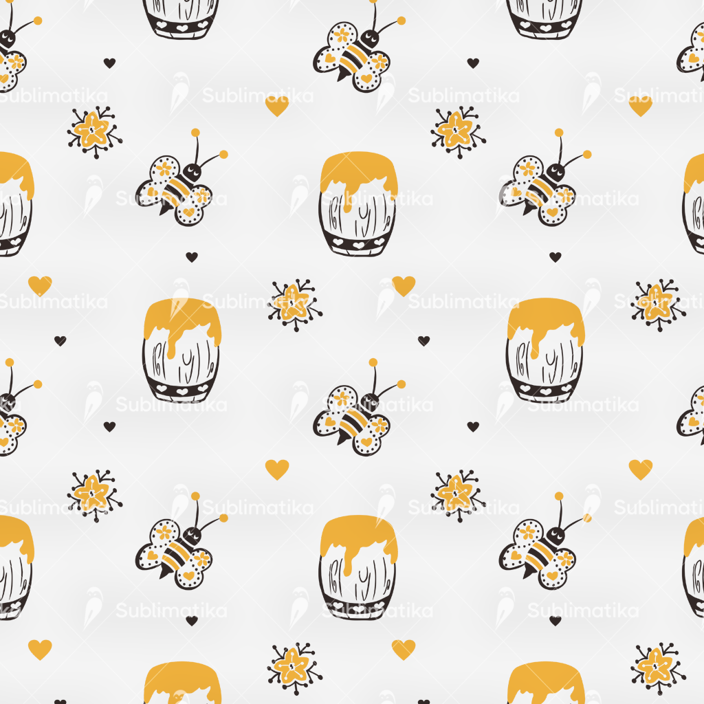 Honey Bee Romance Pattern