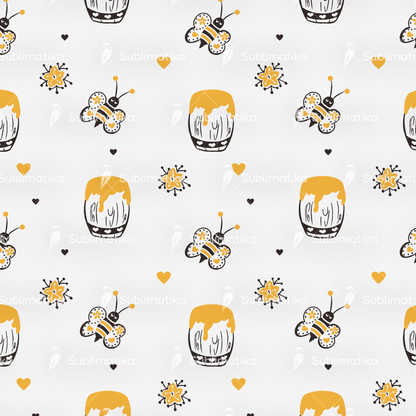 Honey Bee Romance Pattern