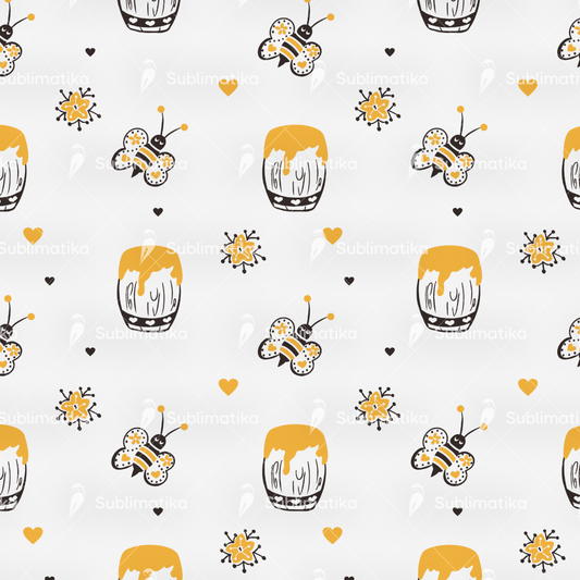 Honey Bee Romance Pattern