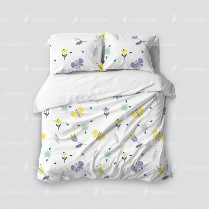 Spring Butterfly Flowers Pattern