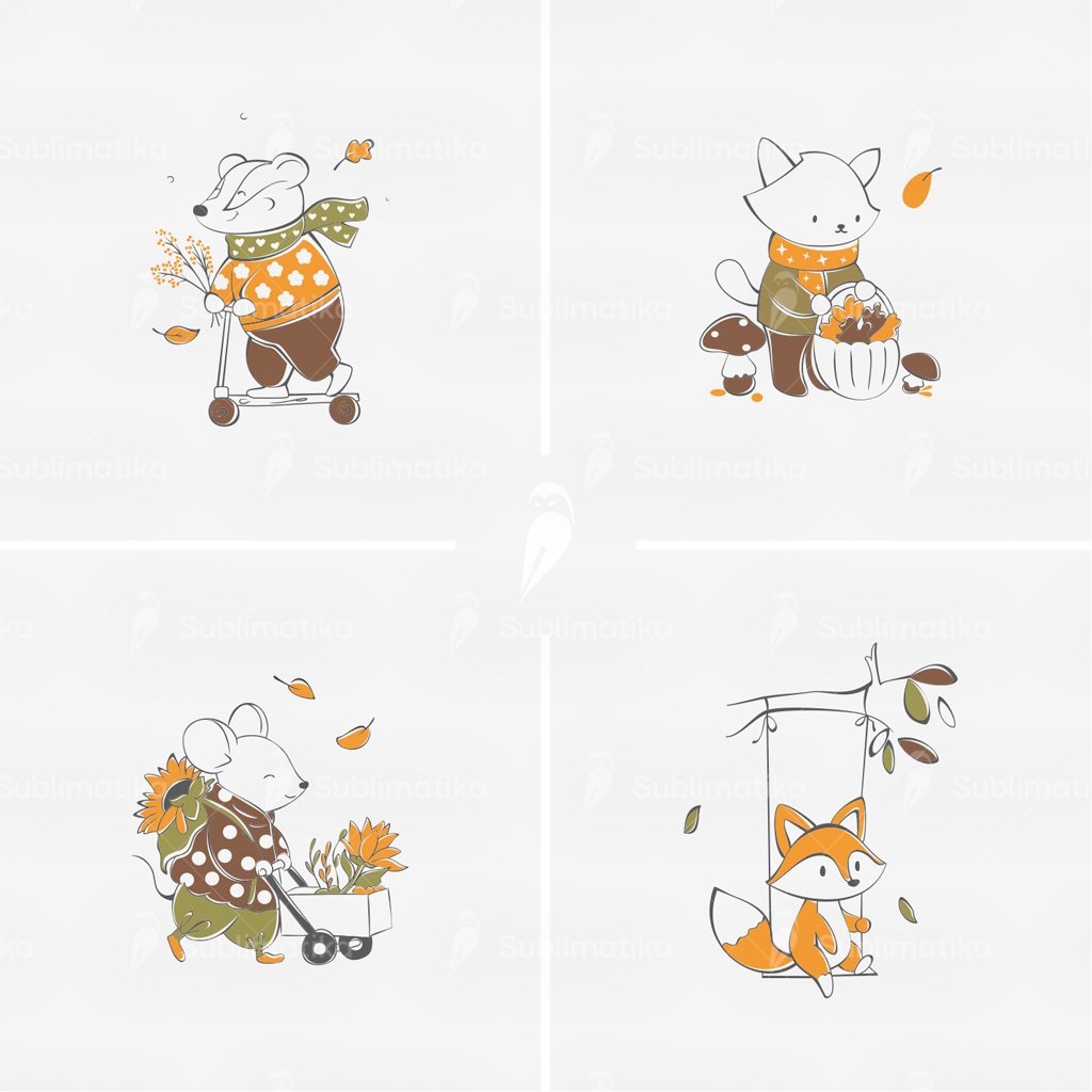 Cozy Fall Characters