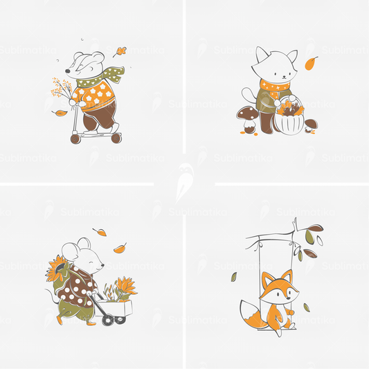 Cozy Fall Characters