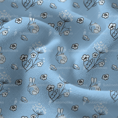 Snowy Garden Rabbit_Pattern