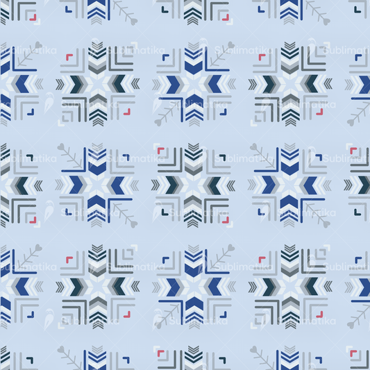 Geometric Snowflakes_Pattern