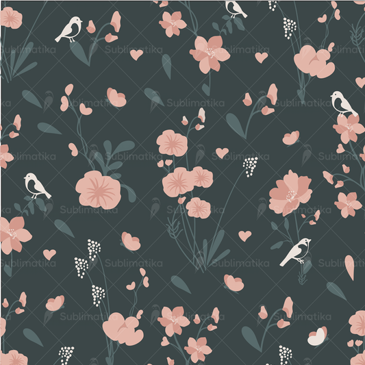 Premium Pattern Blooming Love