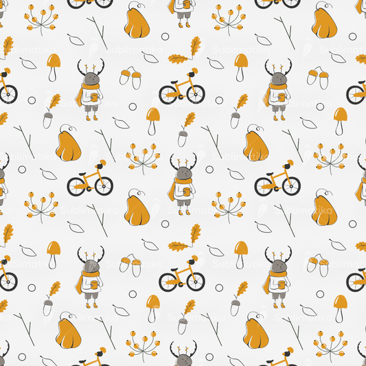 Autumn Stag Beetle_Pattern