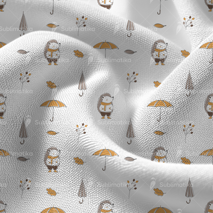 Hedgehog with Umbrella_Pattern