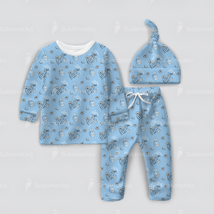 Snowy Garden Rabbit_Pattern