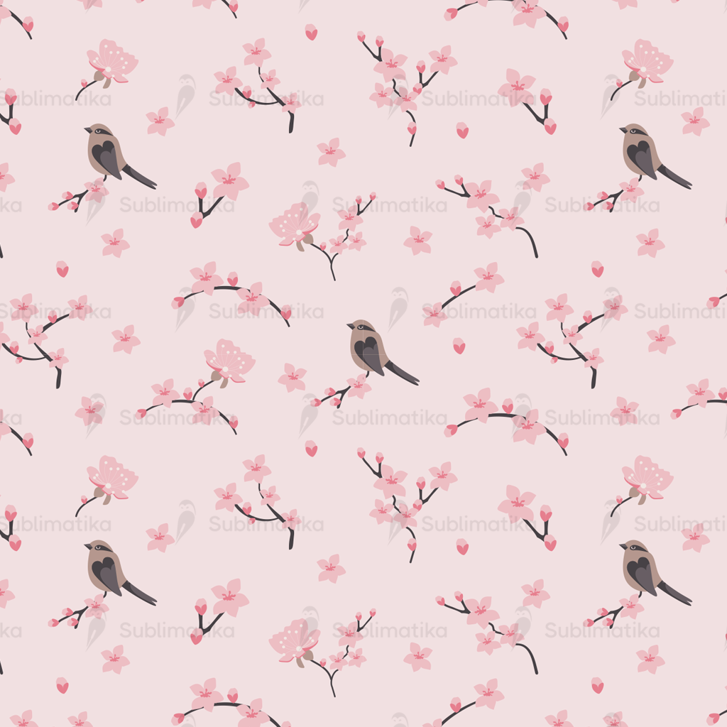 Lovebirds Whispers Pattern