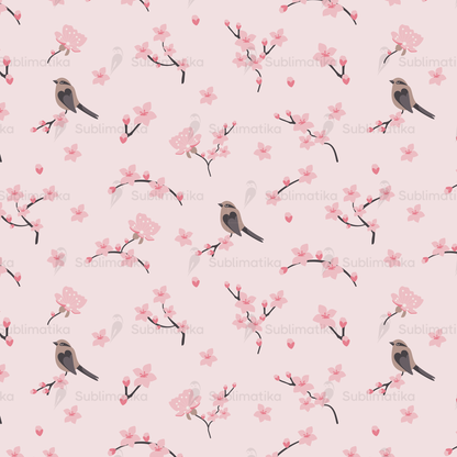 Lovebirds Whispers Pattern