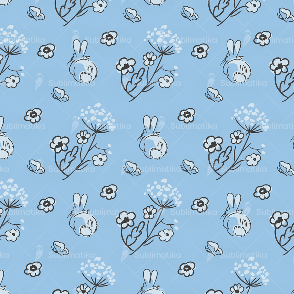 Snowy Garden Rabbit_Pattern