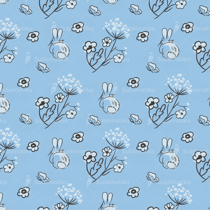Snowy Garden Rabbit_Pattern