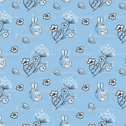 Snowy Garden Rabbit_Pattern