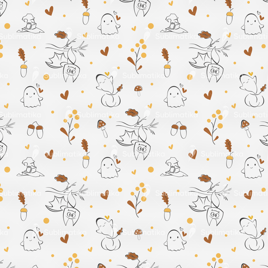 Boo Woods Bat Party_Pattern
