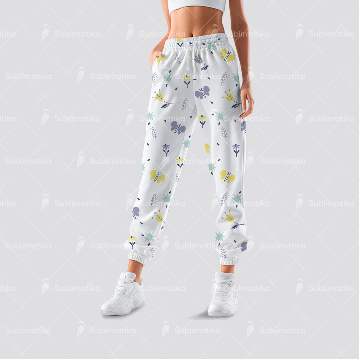 Spring Butterfly Flowers Pattern