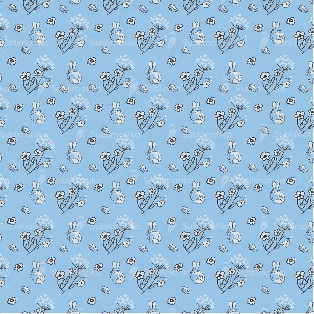 Snowy Garden Rabbit_Pattern