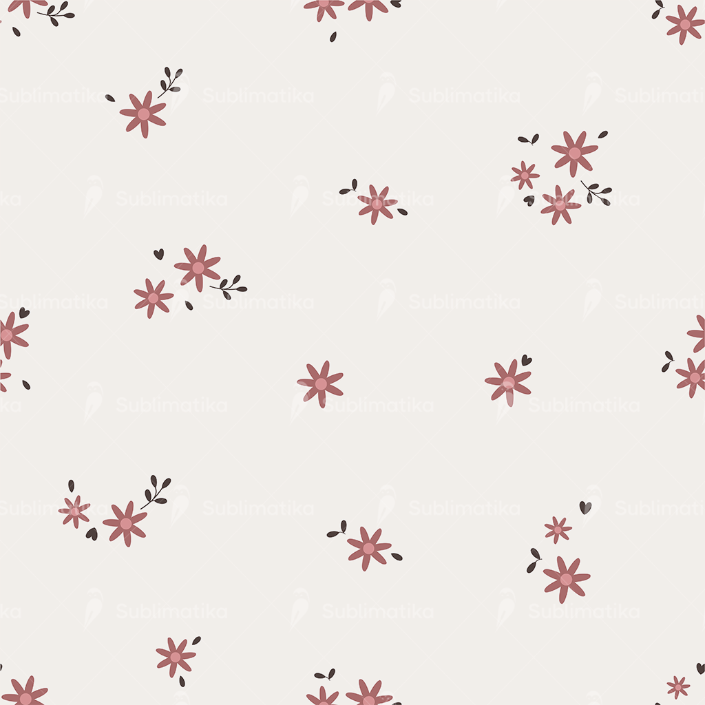 Light Floral Motif Pattern
