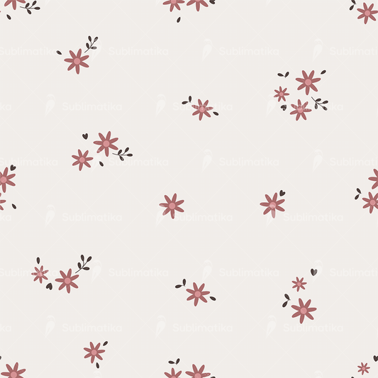 Light Floral Motif Pattern