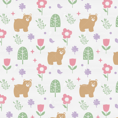 Spring Bear Forest