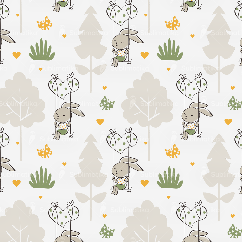 Swinging Bunny Love Pattern