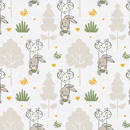 Swinging Bunny Love Pattern